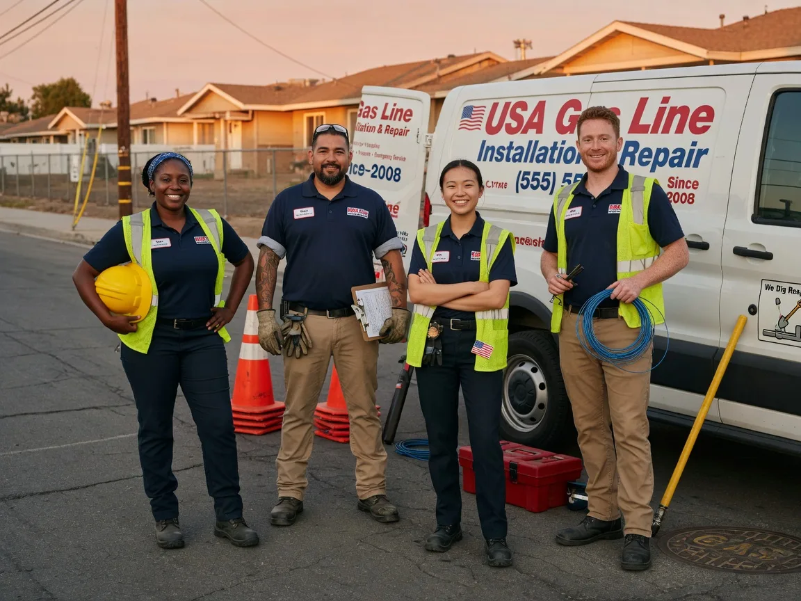 Gas Line Installation company in Mechanicsville, IA